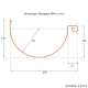 Afmetingen dakgoot mastgoot m44 Afmetingen dakgoot mastgoot m44